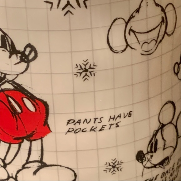 Mickey Santa Hat Mouse Ears Christmas Topper Mug - Disney Sketchbook Collection - Picture 9 of 14